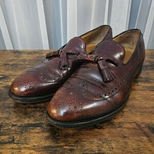 Classic Brown Tassel Loafers
